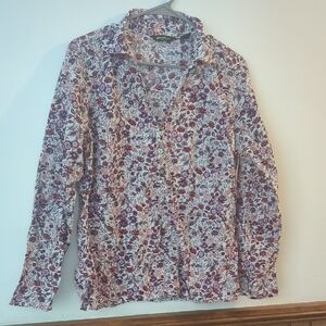 Eddie Bauer Floral Print Women's Top